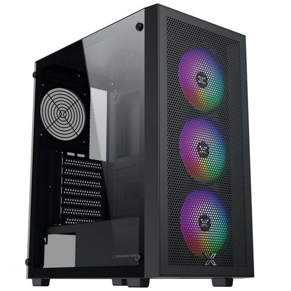 Vỏ Case Xigmatek Gaming Z 3F EN41082 ATX/M-ATX/ITX Đen Kèm 3 Fan RGB
