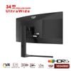 Màn Hình Cong Gaming Ultrawide VSP VG3418QC 34inch (2K/VA/180hz/1ms/Adaptive Sync)