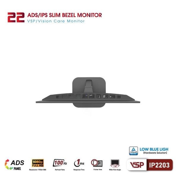 Màn hình văn phòng VSP IP2203 22 inch (FHD, 100Hz, 1ms)