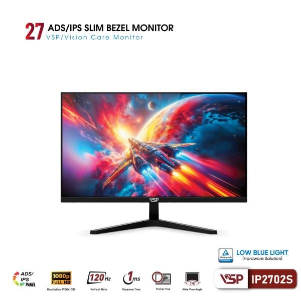 Màn hình văn phòng VSP IP2702S 27inch ( FHD / 120Hz / 1ms)
