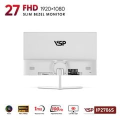 Màn hình VSP IP2706S 27 inch ( IPS / FHD / 100Hz / 1ms) Trắng