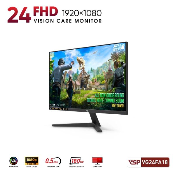 Màn Hình VSP VG24FA18 ( 24 inch / FHD / VA / 180Hz / 0.5ms )