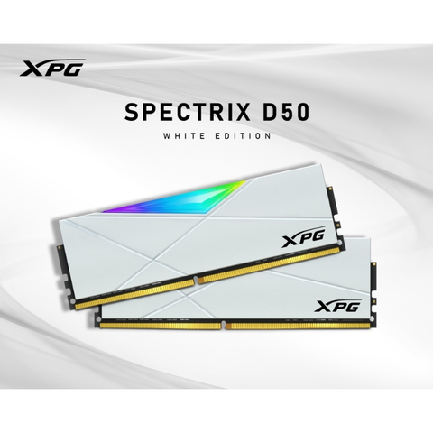 Ram Adata XPG Spectrix D50 RGB 16GB DDR4 3200Mhz Trắng