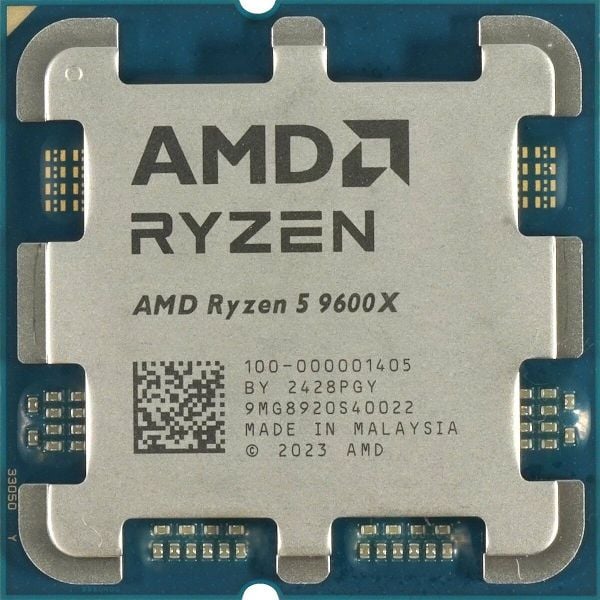 CPU AMD Ryzen 5 9600X (3.9 GHz Boost 5.4 GHz, 6 Cores - 12 Threads, 32 MB Cache) - Tray