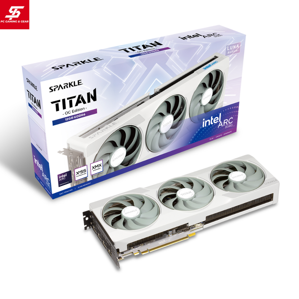 VGA SPARKLE Arc B580 TITAN Luna OC 12GB GDDR6