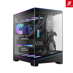 Vỏ Case Gamdias ATLAS P6 CG ATX Đen Sẵn 4 Fan ARGB