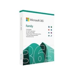 Phần mềm Microsoft Office 365 Family Subscr PK Lic 1YR Online APAC EM ESD