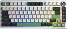 Phím Cơ Leobog Hi75C Pro (Ice Vein Switch Xanh Lá Trắng Xanh Lá Đậm) Không Dây