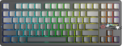BÀN PHÍM CƠ GAMING AULA F87 PRO V2 (2629) 3 MODE (Phiên bản Xám đen gradient/ Grey Wood V4 Switch)
