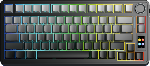 BÀN PHÍM CƠ S75 PRO 3 MODE (Xám đen gradient/ Star Vector switch)