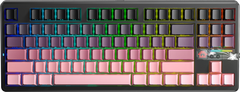 BÀN PHÍM CƠ GAMING AULA F87 PRO V2 (2643)  3 MODE (Phiên bản Đen hồng gradient/ X3 Switch)