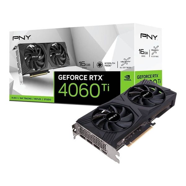 Card màn hình PNY GeForce RTX 4060 Ti 16GB VERTO Dual Fan