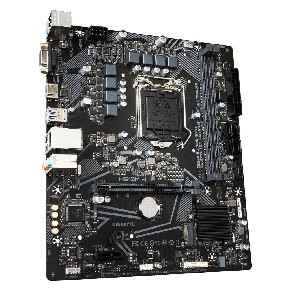 Mainboard GIGABYTE H510M H V2 DDR4 lắp PC