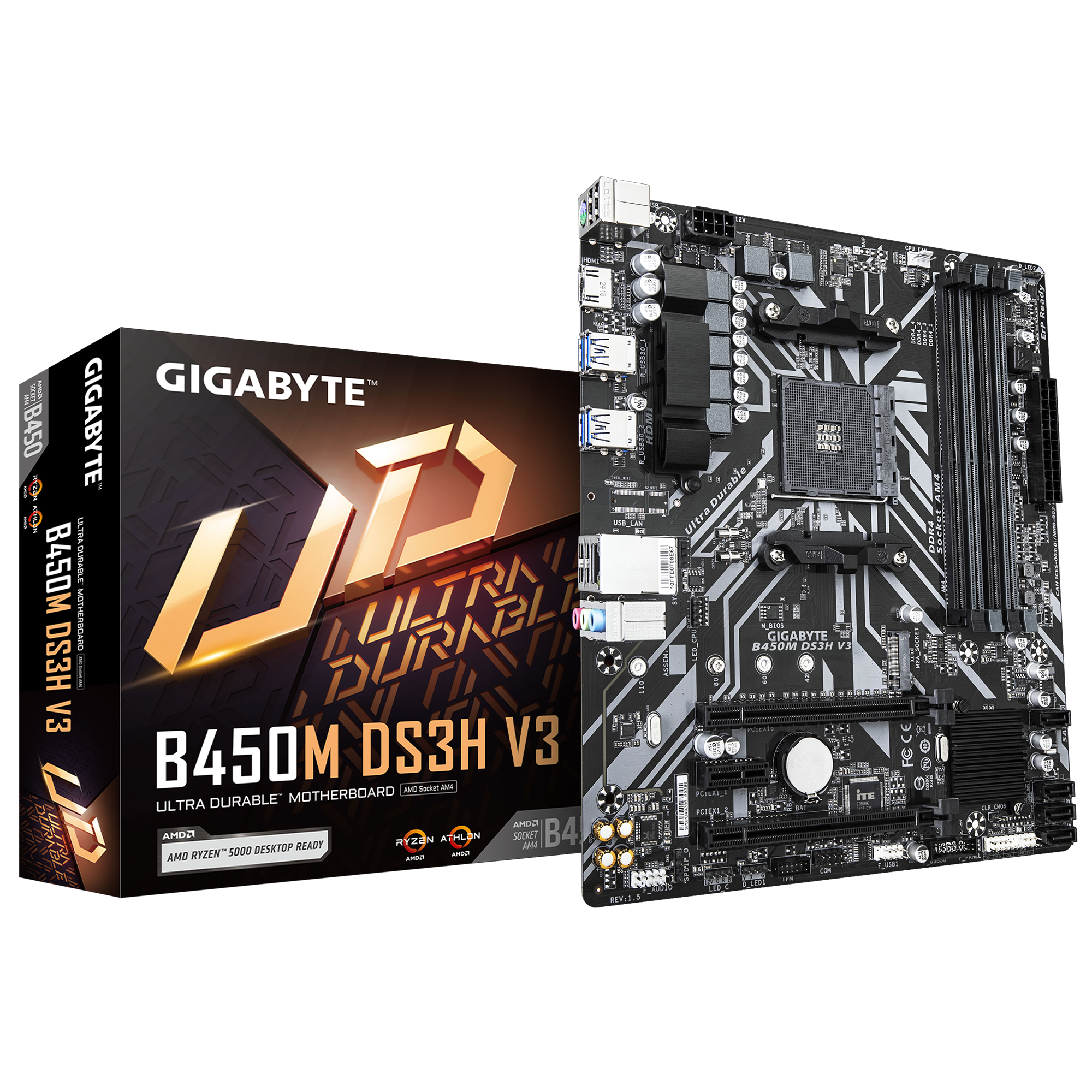 Mainboard AMD GIGABYTE B450M DS3H V3 DDR4