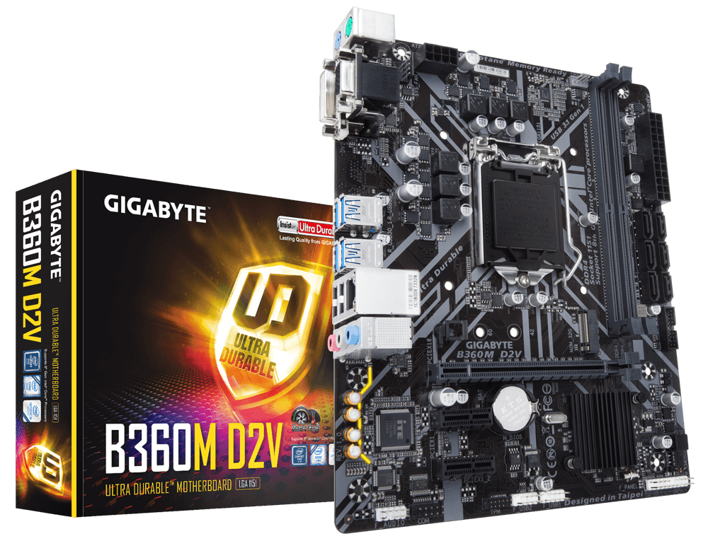 Mainboard Intel Gigabyte B360M D2V DDR4
