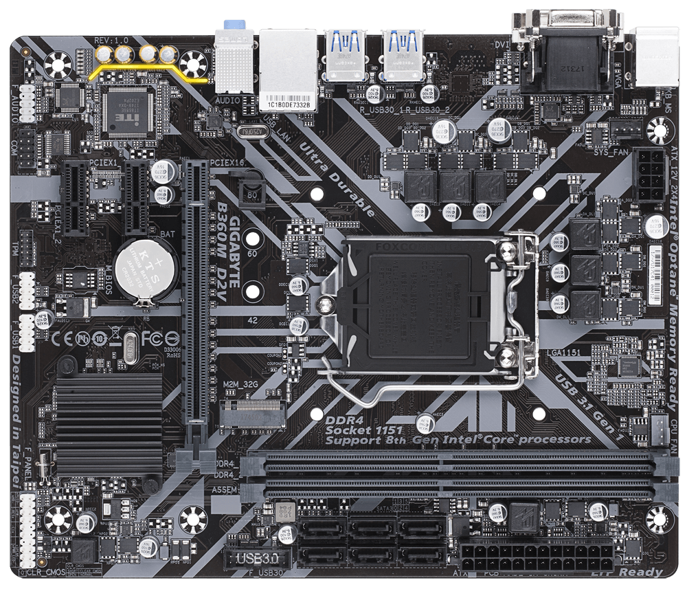 Mainboard Intel Gigabyte B360M D2V DDR4