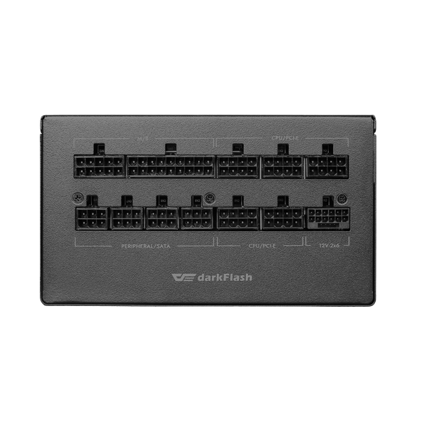 Nguồn máy tính DarkFlash PMT 850W GOLD ATX 3.1, PCIe 5.1 (80 Plus Gold/ Full-Modular) Đen