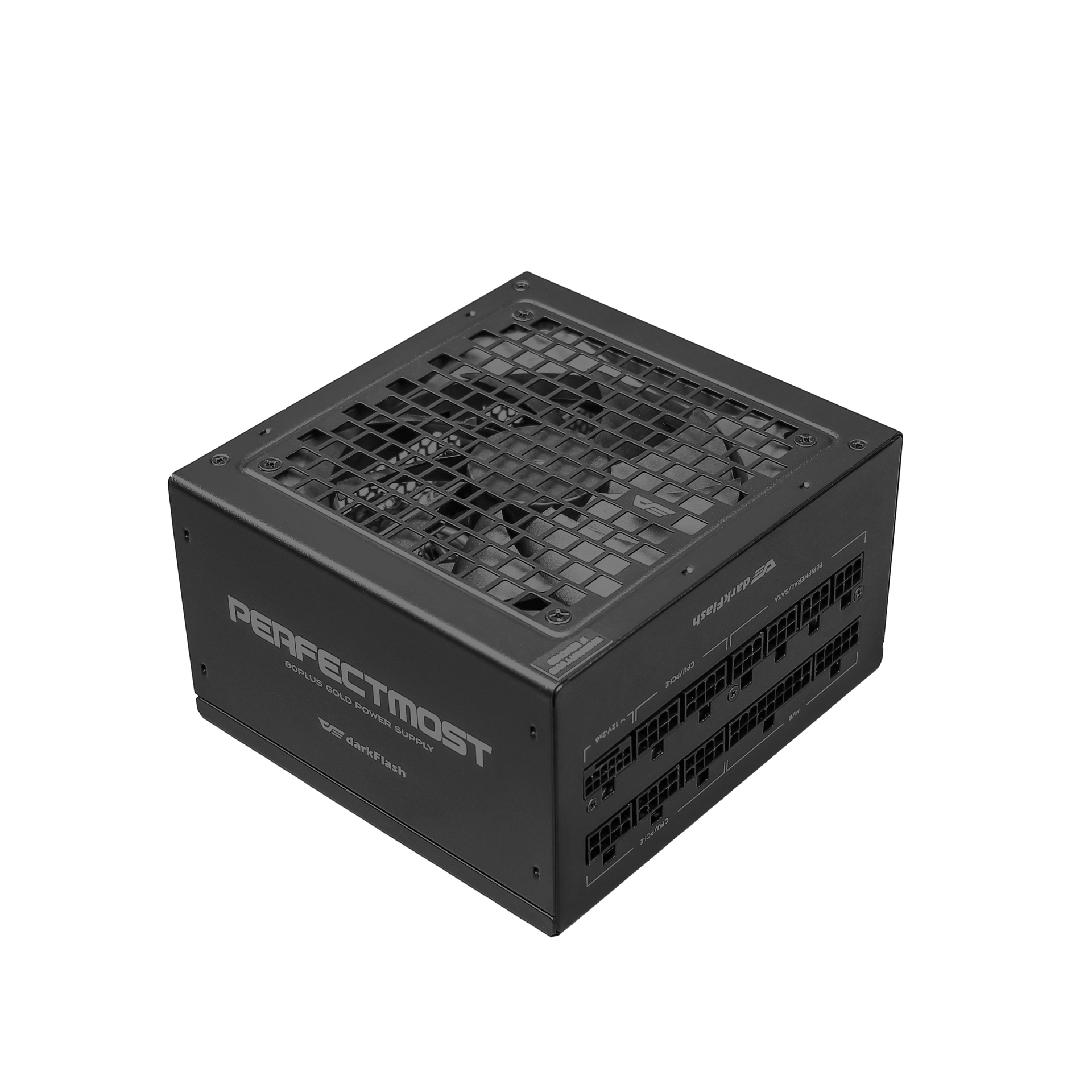 Nguồn DarkFlash PMT 850W GOLD ATX 3.1, PCIe 5.1 (80 Plus Gold/ Full-Modular) Đen