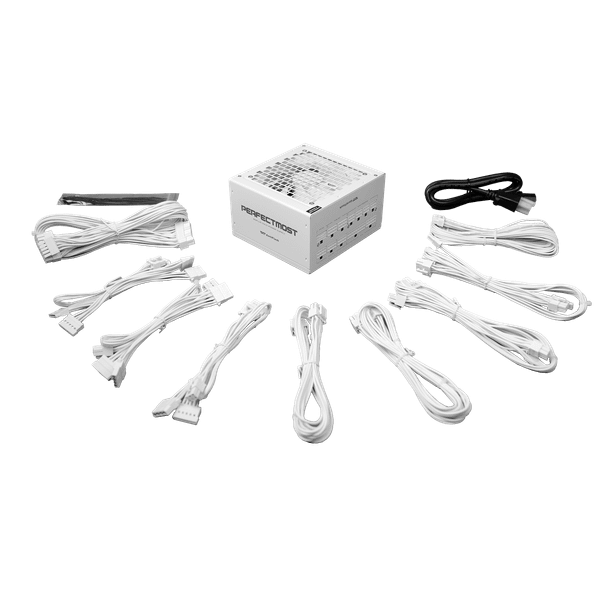 Nguồn máy tính DarkFlash PMT 850W GOLD ATX 3.1, PCIe 5.1 (80 Plus Gold/ Full-Modular) Trắng