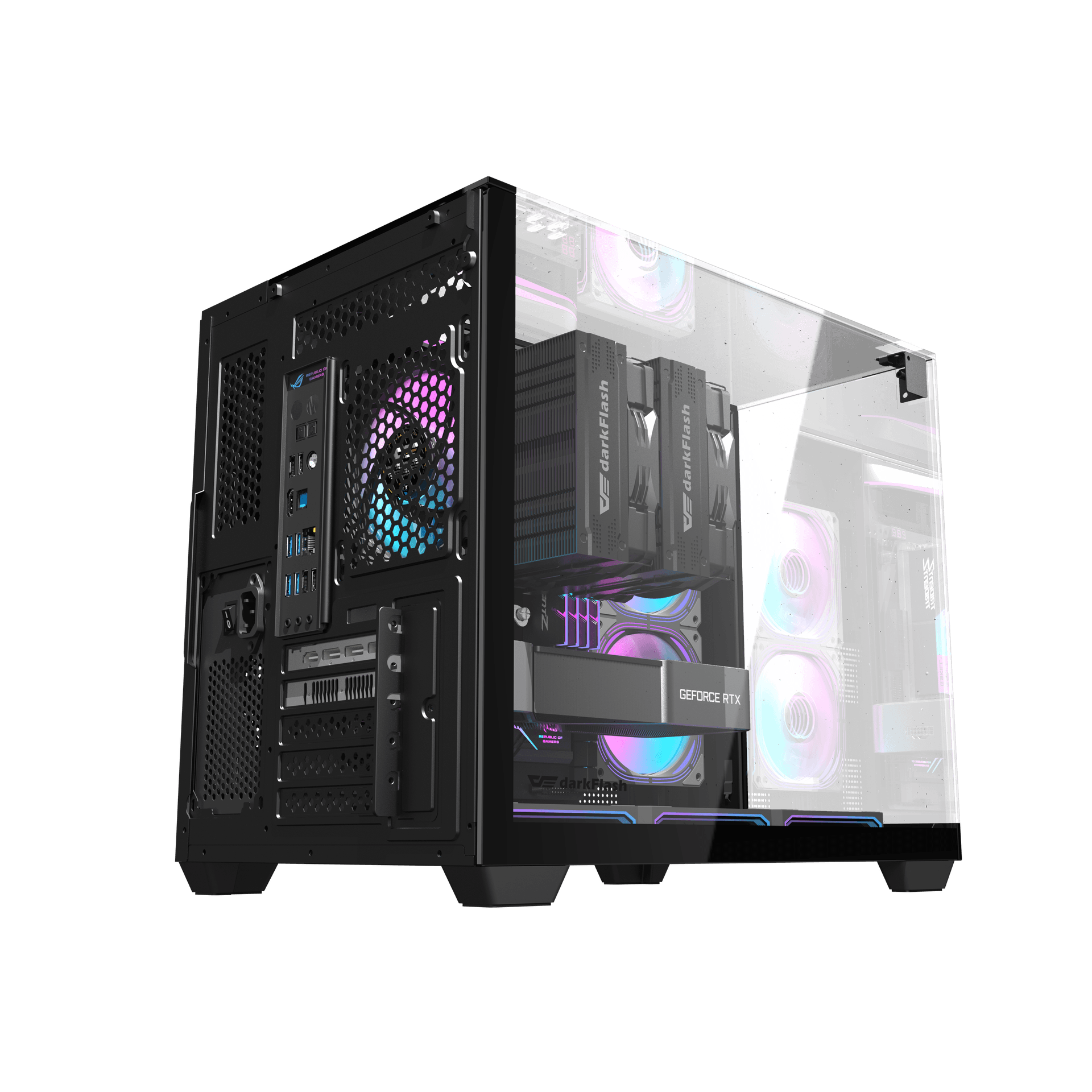 Vỏ Case DARKFLASH TH285M M-ATX Đen