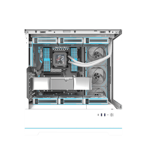 Vỏ Case DARKFLASH DY451 PRO ATX Trắng