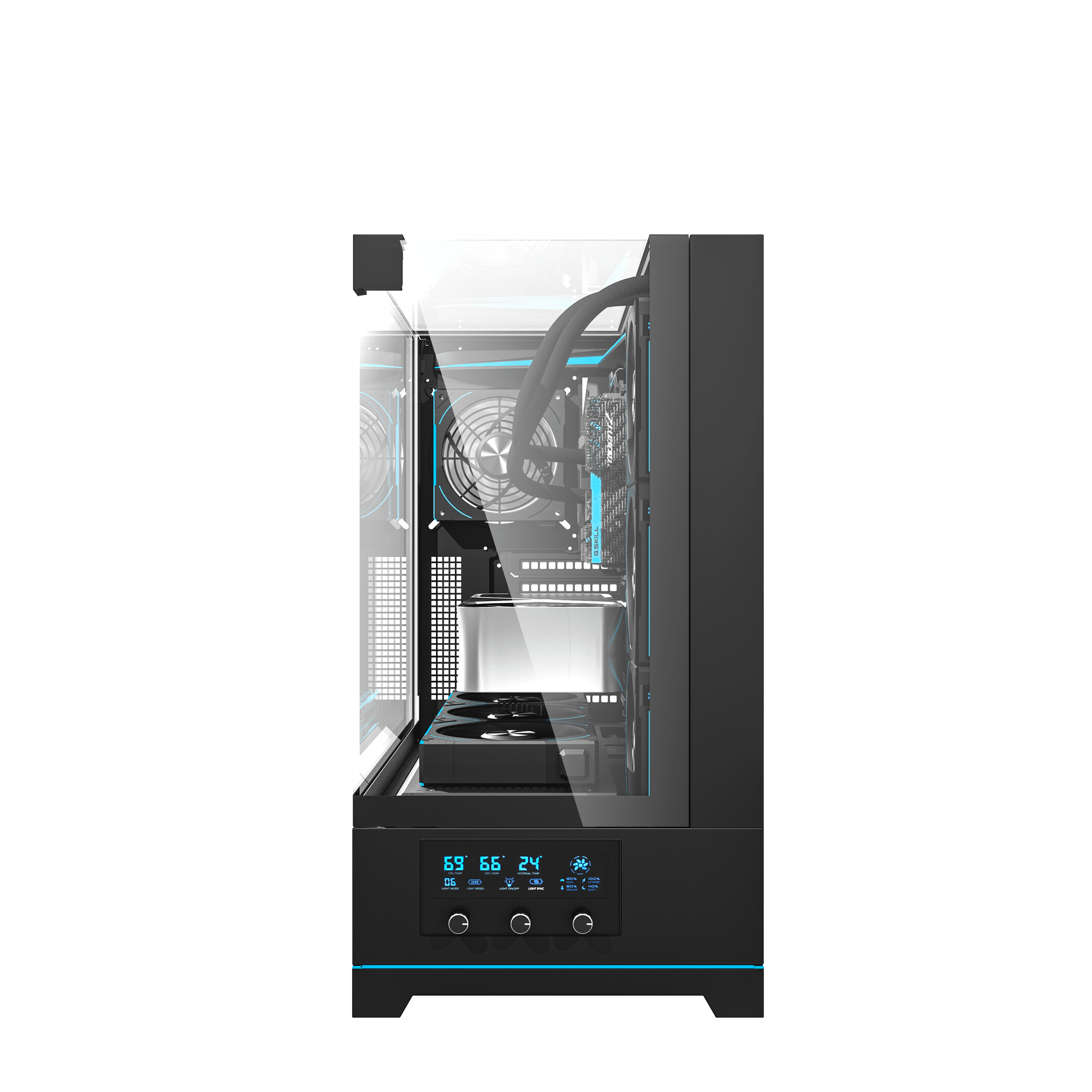 Vỏ Case DARKFLASH DY450 PRO ATX Đen