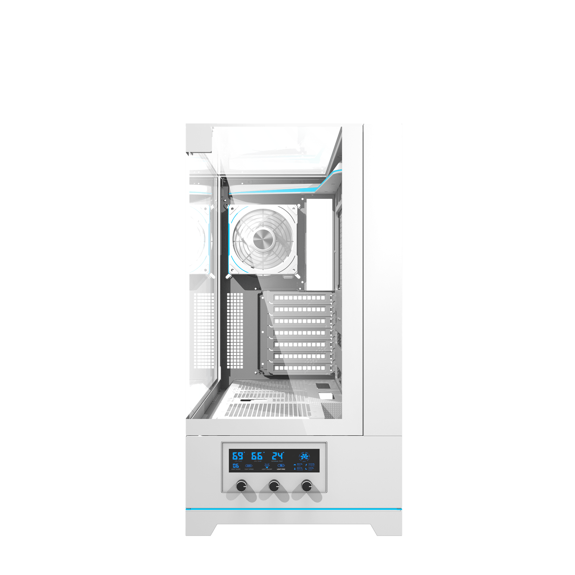 Vỏ Case DARKFLASH DY450 PRO ATX Trắng