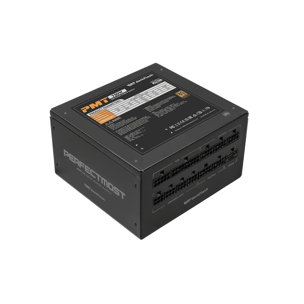 Nguồn máy tính DarkFlash PMT 750W GOLD ATX 3.1, PCIe 5.1 (80 Plus Gold/ Full-Modular) Đen
