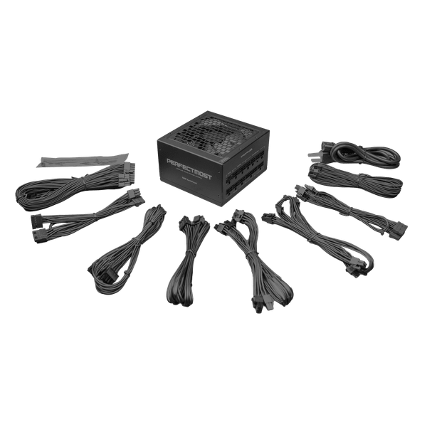 Nguồn máy tính DarkFlash PMT 750W GOLD ATX 3.1, PCIe 5.1 (80 Plus Gold/ Full-Modular) Đen