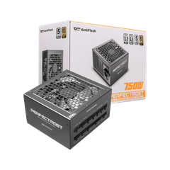 Nguồn máy tính DarkFlash PMT 750W GOLD ATX 3.1, PCIe 5.1 (80 Plus Gold/ Full-Modular) Đen