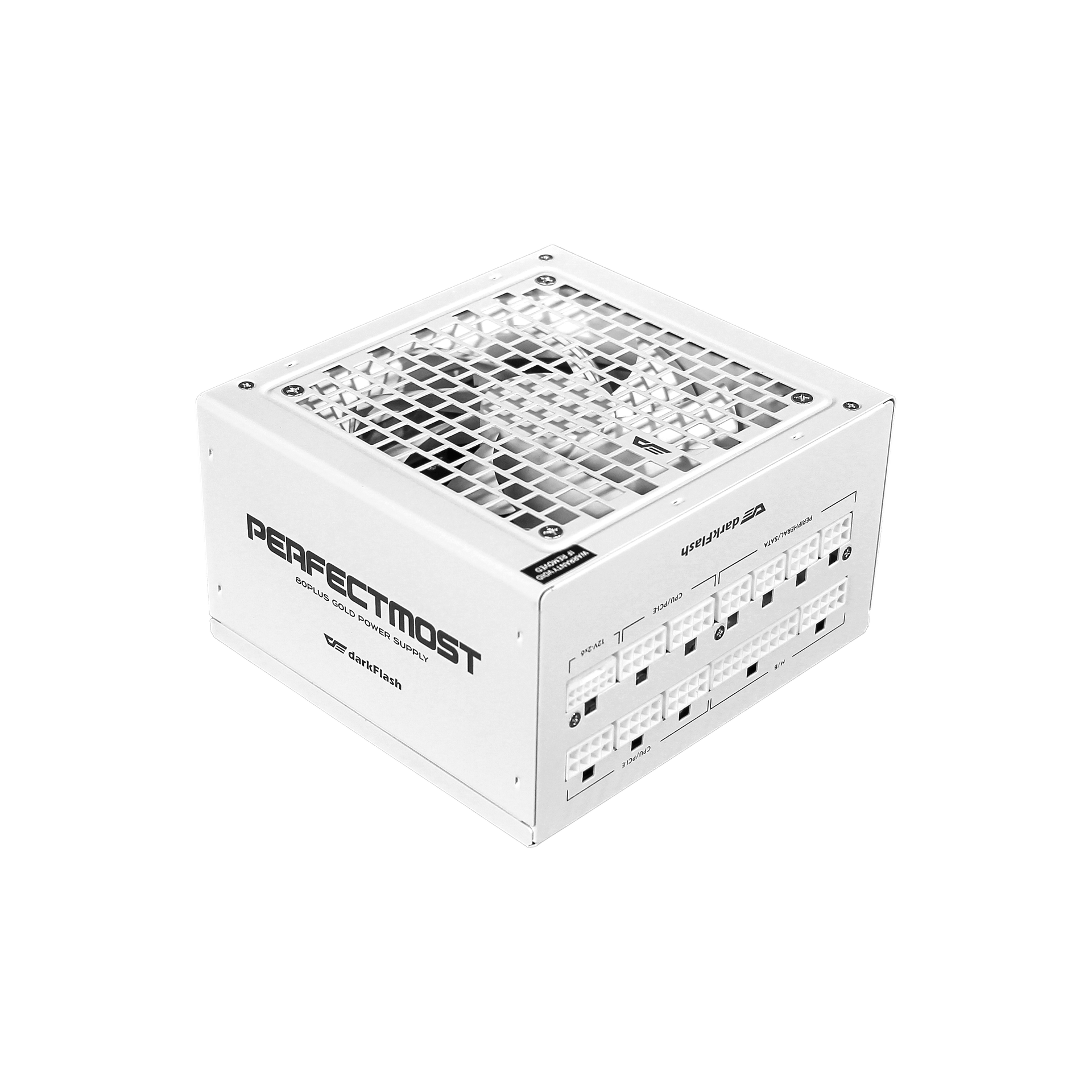 Nguồn máy tính DarkFlash PMT 750W GOLD ATX 3.1, PCIe 5.1 (80 Plus Gold/ Full-Modular) Trắng