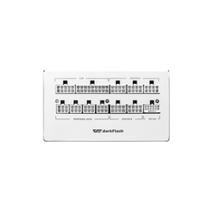 Nguồn máy tính DarkFlash PMT 750W GOLD ATX 3.1, PCIe 5.1 (80 Plus Gold/ Full-Modular) Trắng