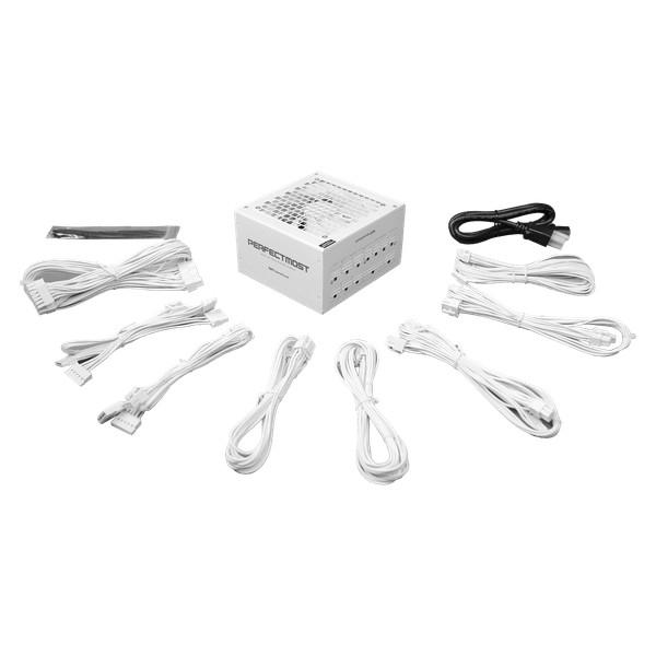 Nguồn máy tính DarkFlash PMT 750W GOLD ATX 3.1, PCIe 5.1 (80 Plus Gold/ Full-Modular) Trắng