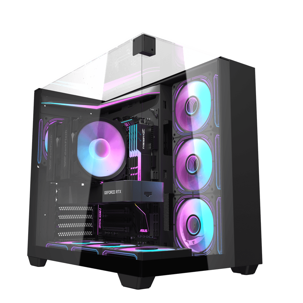 Vỏ Case DARKFLASH TH285 ATX Đen
