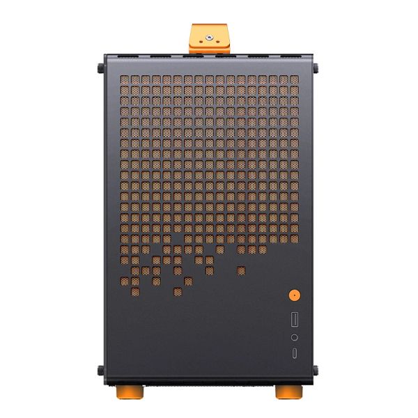 VỎ CASE JONSBO Z20 BLACK ORANGE (Mini MATX, Màu Đen Cam)