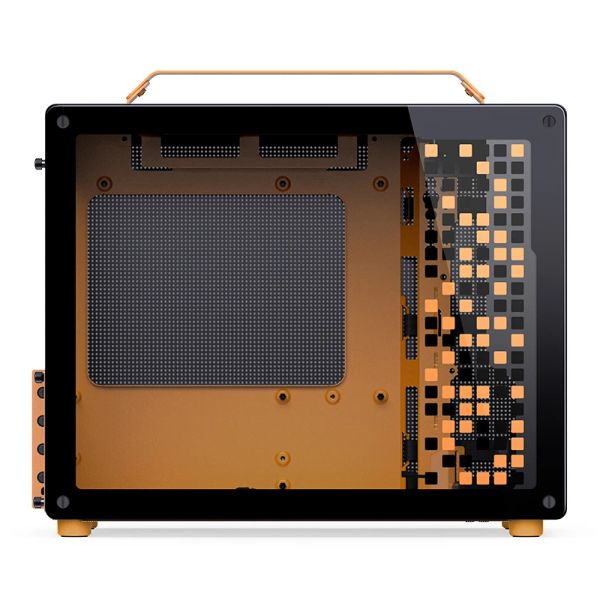 VỎ CASE JONSBO Z20 BLACK ORANGE (Mini MATX, Màu Đen Cam)