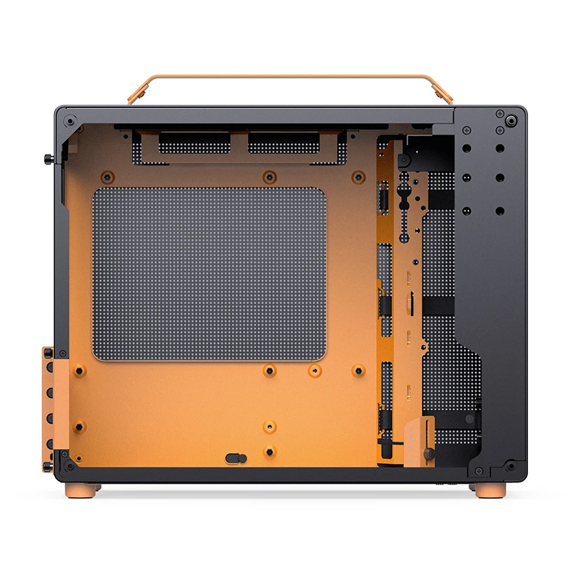 VỎ CASE JONSBO Z20 BLACK ORANGE (Mini MATX, Màu Đen Cam)