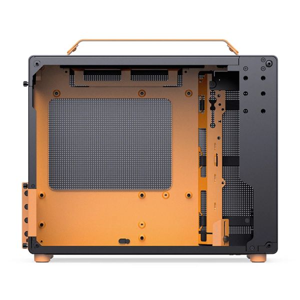 VỎ CASE JONSBO Z20 BLACK ORANGE (Mini MATX, Màu Đen Cam)
