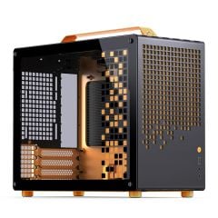 VỎ CASE JONSBO Z20 BLACK ORANGE (Mini MATX, Màu Đen Cam)