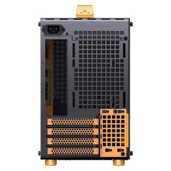 VỎ CASE JONSBO Z20 BLACK ORANGE (Mini MATX, Màu Đen Cam)