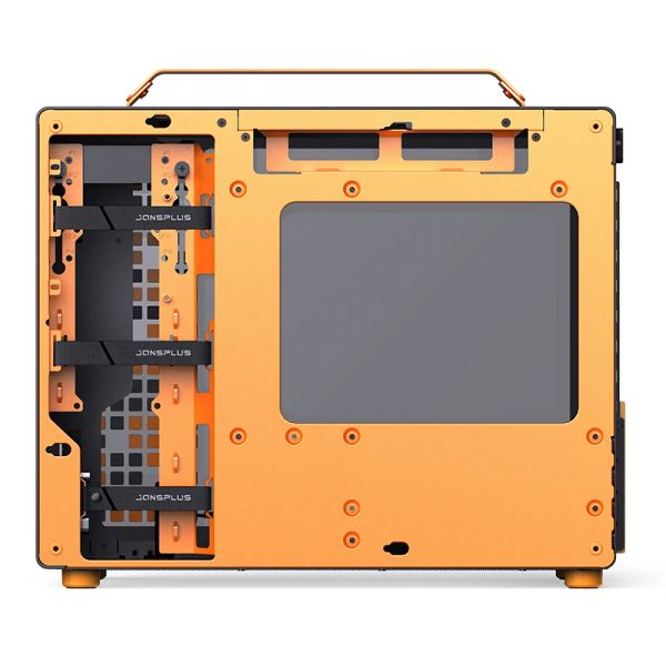 VỎ CASE JONSBO Z20 BLACK ORANGE (Mini MATX, Màu Đen Cam)