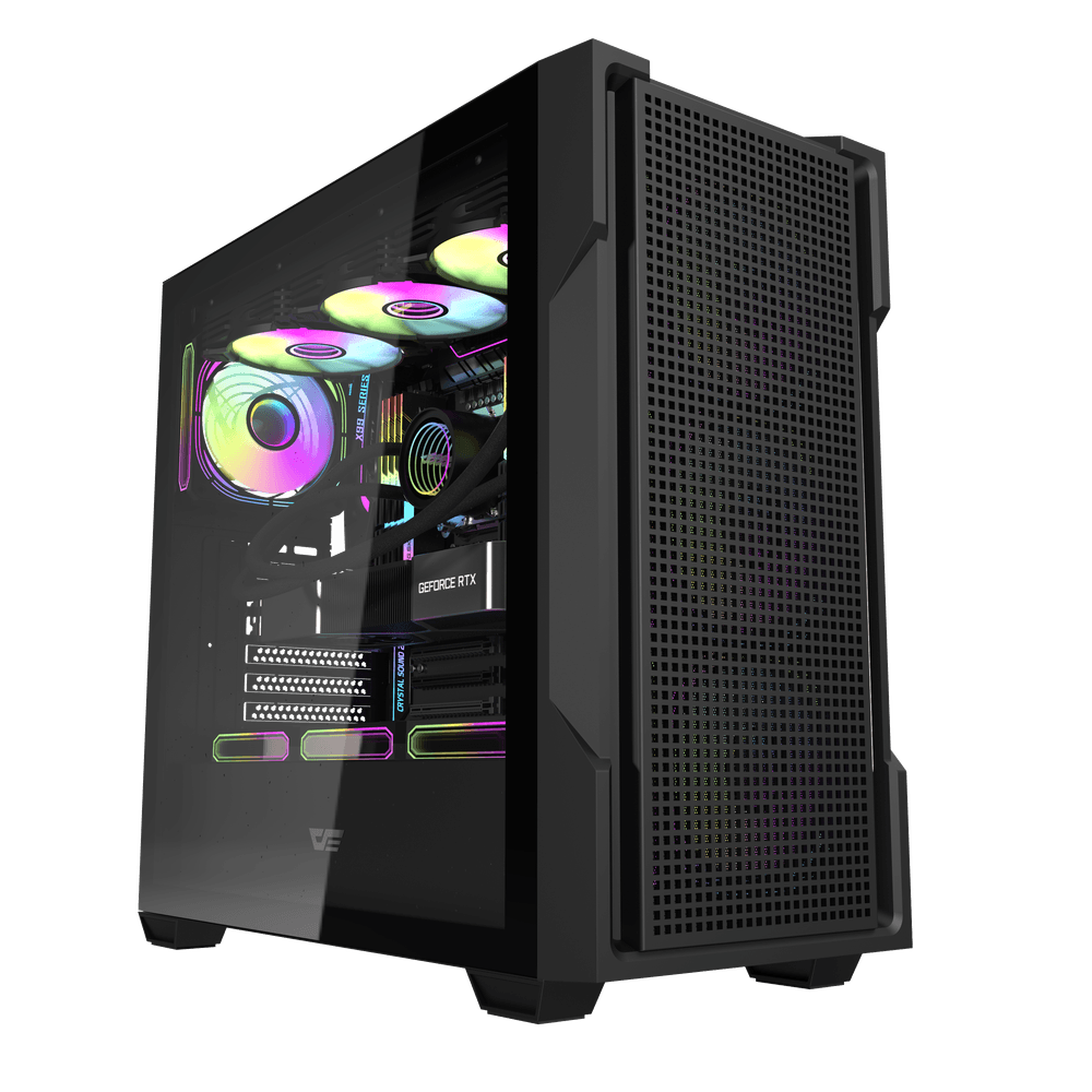 Vỏ Case DarkFlash DS900 ATX Mesh Đen
