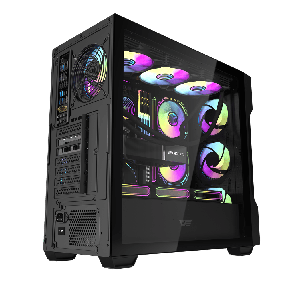 Vỏ Case DarkFlash DS900 ATX Mesh Đen