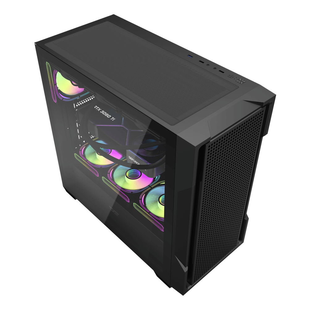 Vỏ Case DarkFlash DS900 ATX Mesh Đen