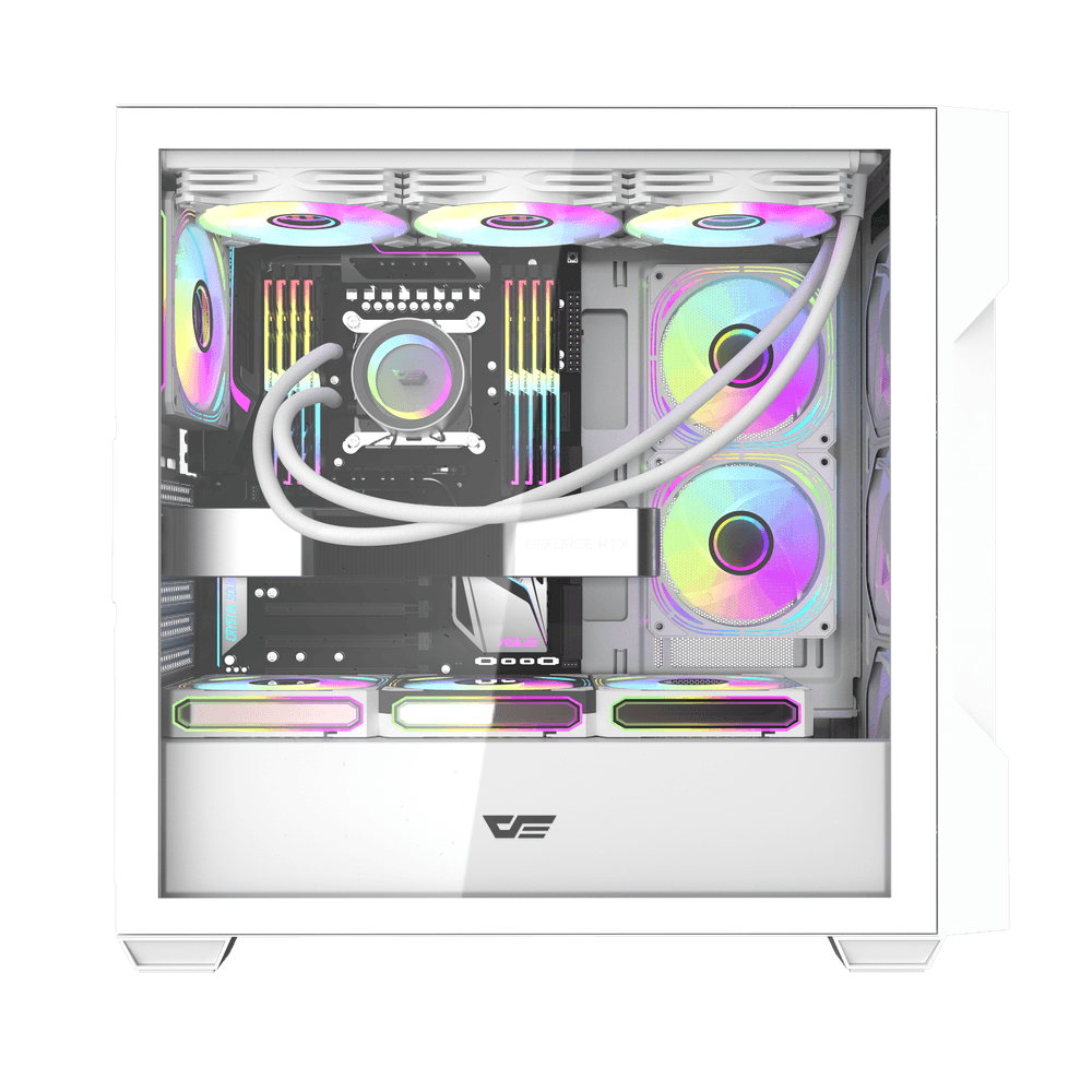 Vỏ Case DarkFlash DS900 ATX Mesh Trắng cận cảnh Vỏ Case DarkFlash DS900 ATX Mesh Trắng cận cảnh