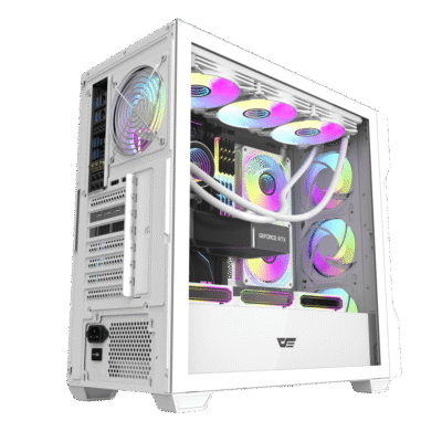 Vỏ Case DarkFlash DS900 ATX Mesh Trắng