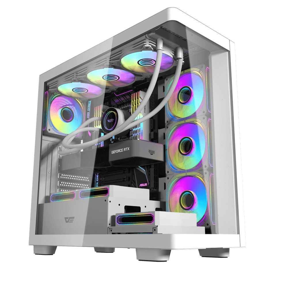 Vỏ Case DARKFLASH DS900G ATX Trắng