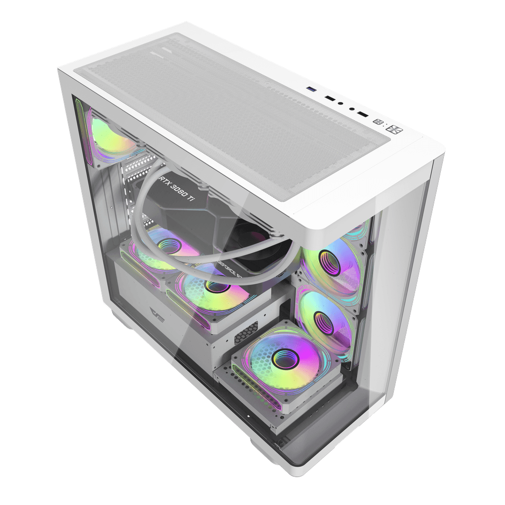 Vỏ Case DARKFLASH DS900G ATX Trắng