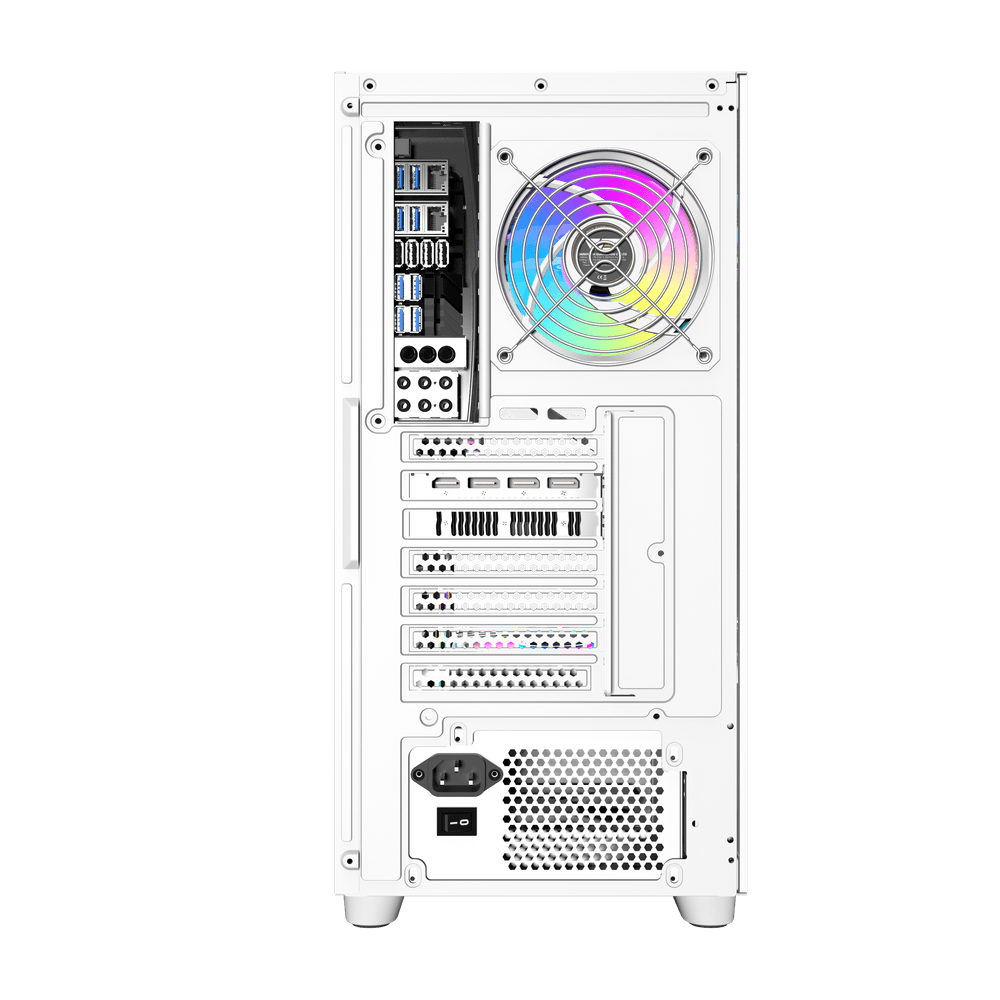 Vỏ Case DARKFLASH DS900G ATX Trắng