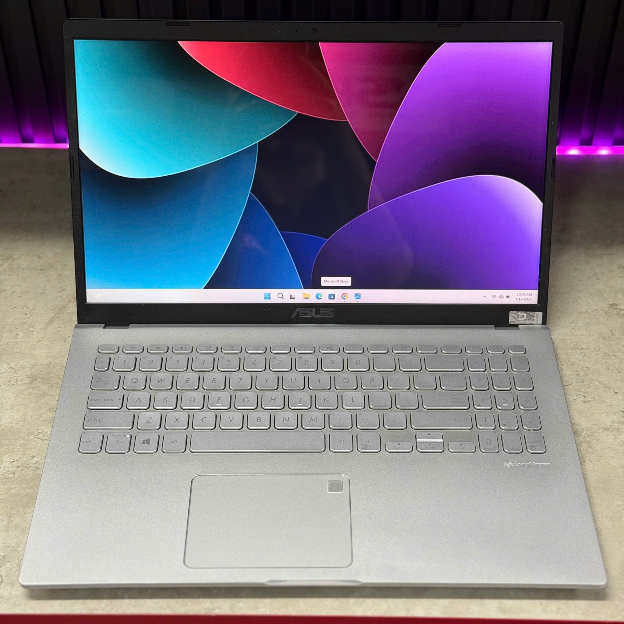 Laptop Asus Vivobook X509JP bàn phím và trackpad